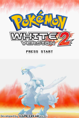 Pokémon White Version 2 (Nintendo DS) screenshot: Title screen