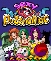 Sexy Puzzmaniac (J2ME) screenshot: Title screen
