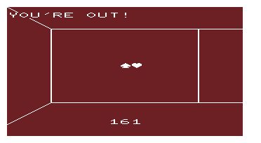 Minos (VIC-20) screenshot: Finding the exit