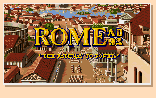 Rome: Pathway to Power (Amiga) screenshot: Title screen