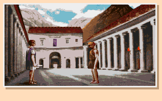 Rome: Pathway to Power (Amiga) screenshot: Mission 1 - Escape from the homeland