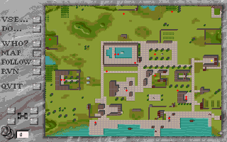 Rome: Pathway to Power (Amiga) screenshot: Map of the first level