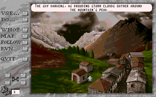 Rome: Pathway to Power (Amiga) screenshot: The storm is coming