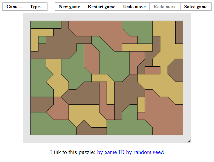 Map (Browser) screenshot: Puzzle completed