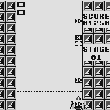 Super Block (Supervision) screenshot: Hit Block combines elements of the other two games.