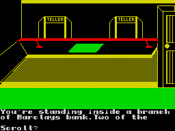 Operation Berlin (ZX Spectrum) screenshot: What now?