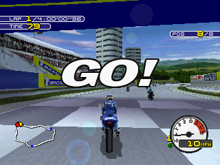 Motor Racer 2 Screenshot of Moto Racer 2 (PlayStation, 1998) - MobyGames