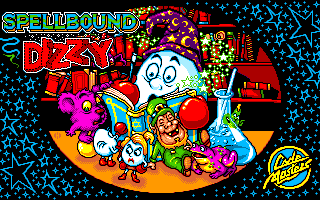 Spellbound Dizzy (Amiga) screenshot: Title screen