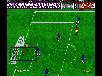European Champions (Amiga) screenshot: Side view