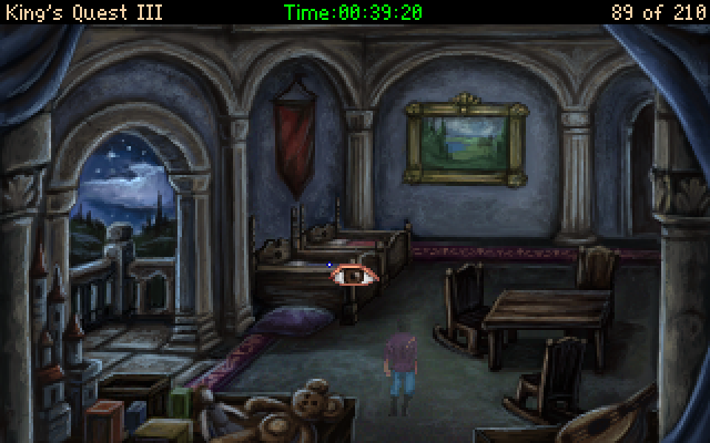 King's Quest III Redux: To Heir is Human (Windows) screenshot: Alexander witnesses his past