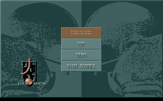 Adrenalynn (Atari ST) screenshot: Main menu