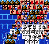 Game Boy Wars 2 (Game Boy Color) screenshot: Map - there we spend most time