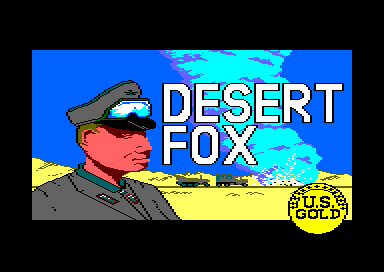 Desert Fox (Amstrad CPC) screenshot: Title screen