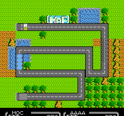 Nazo no Magazine Disk - Nazoler Land Dai-3 Gō (NES) screenshot: Sugoro Quiz - The board game map