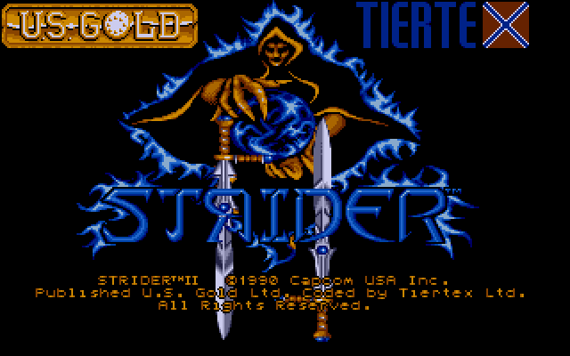 Strider 2 (Amiga) screenshot: Title