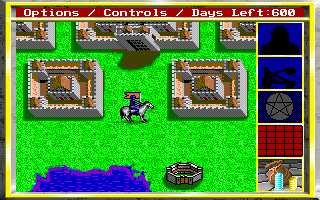 King's Bounty (DOS) screenshot: Arriving in Continentia