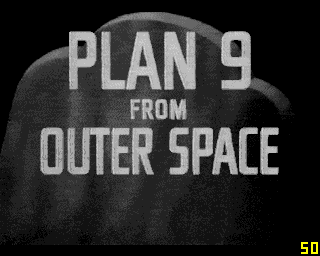 Plan 9 From Outer Space (Amiga) screenshot: Title Screen
