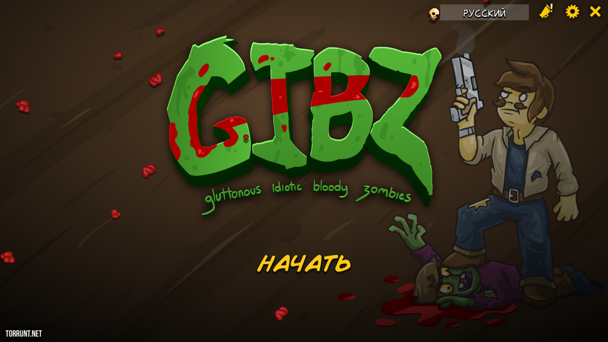 GIBZ (Windows) screenshot: Title screen
