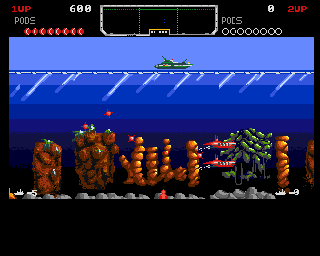 The Deep (Amiga) screenshot: An additional impression with another enemy type.
