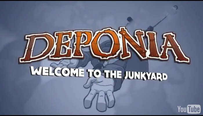 Deponia (Flash Demo) (Browser) screenshot: Welcome to the Junkyard.