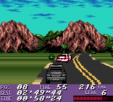 V-Rally: Championship Edition (Game Boy Color) screenshot: Overtaking opponent