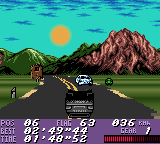 V-Rally: Championship Edition (Game Boy Color) screenshot: Chase over