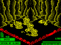 Hydrofool (ZX Spectrum) screenshot: I see pearl... or not.