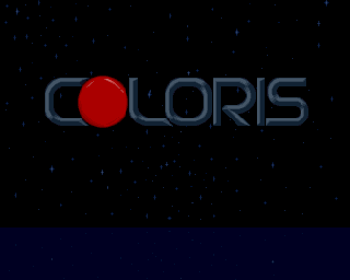 Coloris (Amiga) screenshot: Title screen