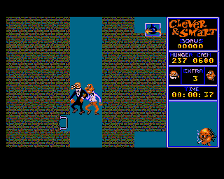 Clever & Smart (Amiga) screenshot: In the sewers