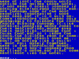 Dracula (ZX Spectrum) screenshot: Chapter 1: The beginning