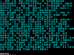 Dracula (ZX Spectrum) screenshot: Chapter 3: The beginning