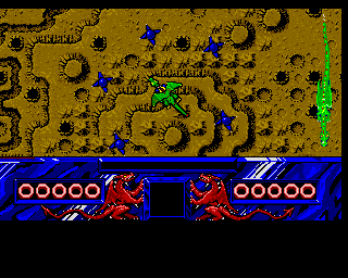 Dragon Scape (Amiga) screenshot: We start the game