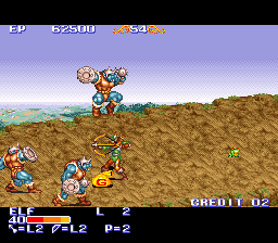 The King of Dragons (SNES) screenshot: Gold is mine!