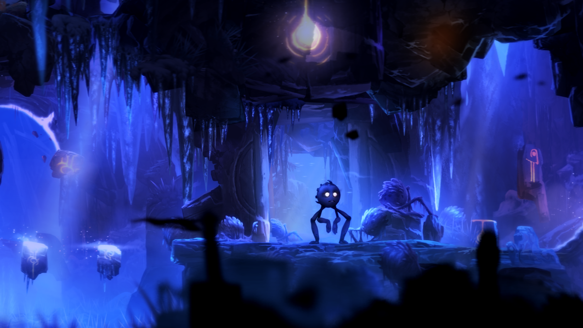 Ori and the Blind Forest: Definitive Edition (Windows) screenshot: This scary-looking guy is actually a friend