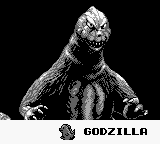 Godzilla (Game Boy) screenshot: Godzilla