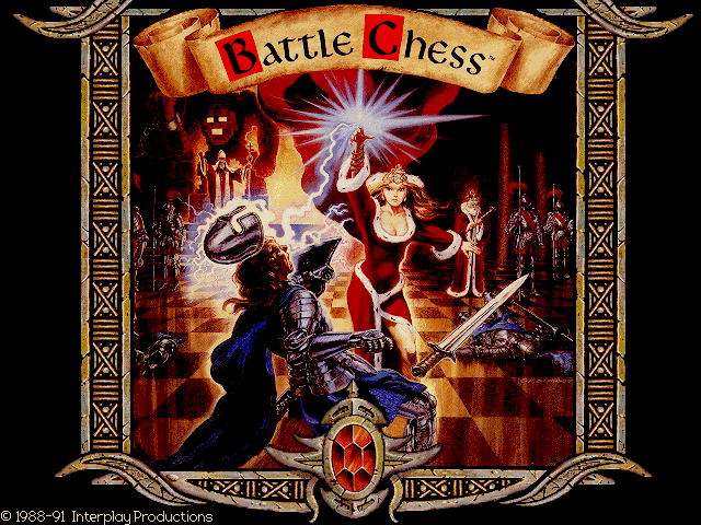 Battle Chess: Enhanced CD-ROM (FM Towns) screenshot: Title screen