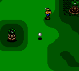 Super Golf (Game Gear) screenshot: Hit it!