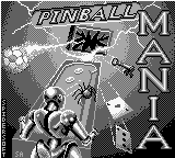 Pinball Mania (Game Boy) screenshot: Title screen
