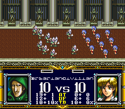 Screenshot of Der Langrisser (SNES, 1995) - MobyGames