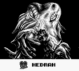 Godzilla (Game Boy) screenshot: Hedrah