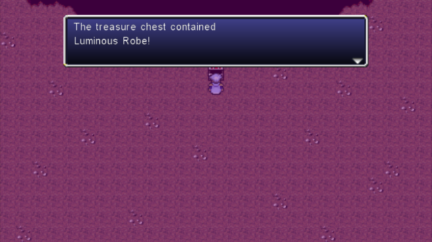Final Fantasy IV: The After Years - The Crystals (Wii) screenshot: Some old areas are inaccessible due to meteor craters, but some new areas have appeared, usually with advanced items