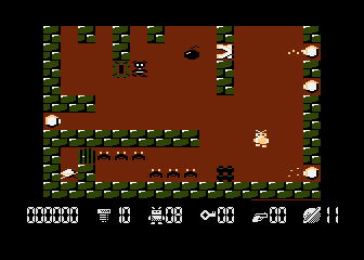 Robbo Forever (Atari 8-bit) screenshot: Level 11