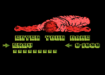 Top Secret (Atari 8-bit) screenshot: Enter your name