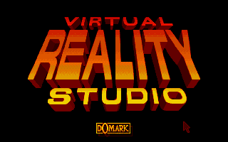 Virtual Reality Studio (Amiga) screenshot: Title screen