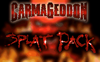 Carmageddon: Splat Pack (DOS) screenshot: Title screen