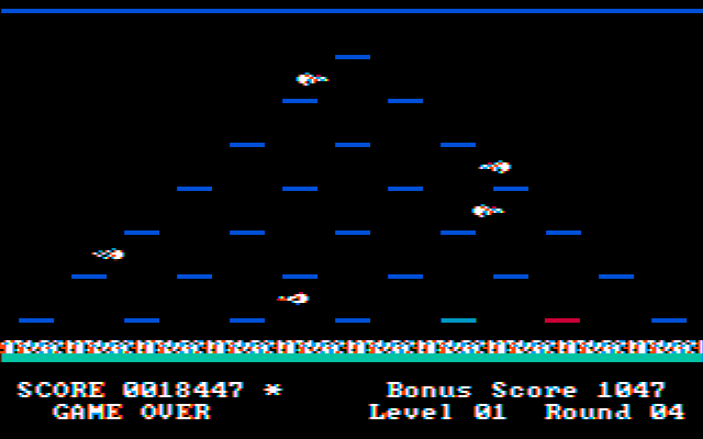 Screenshot of Mr. Cool (PC Booter, 1983) - MobyGames