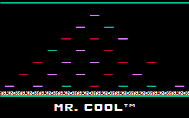 Screenshot of Mr. Cool (PC Booter, 1983) - MobyGames