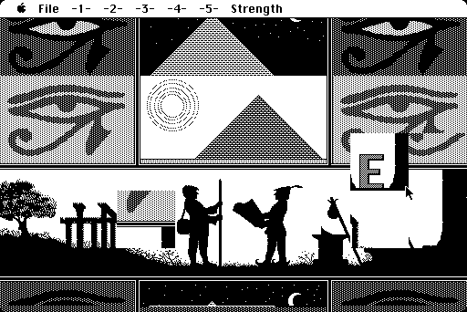 The Fool's Errand (Macintosh) screenshot: Strength