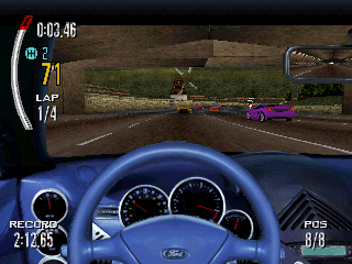 Need for Speed II (PlayStation) screenshot: Village themes