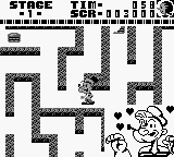 Popeye (Game Boy) screenshot: Found Olive